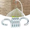 Серебристые прочные крюки с пружинной подвеской, металлический крюк для гамака, поворотные аксессуары для подвесного кресла для