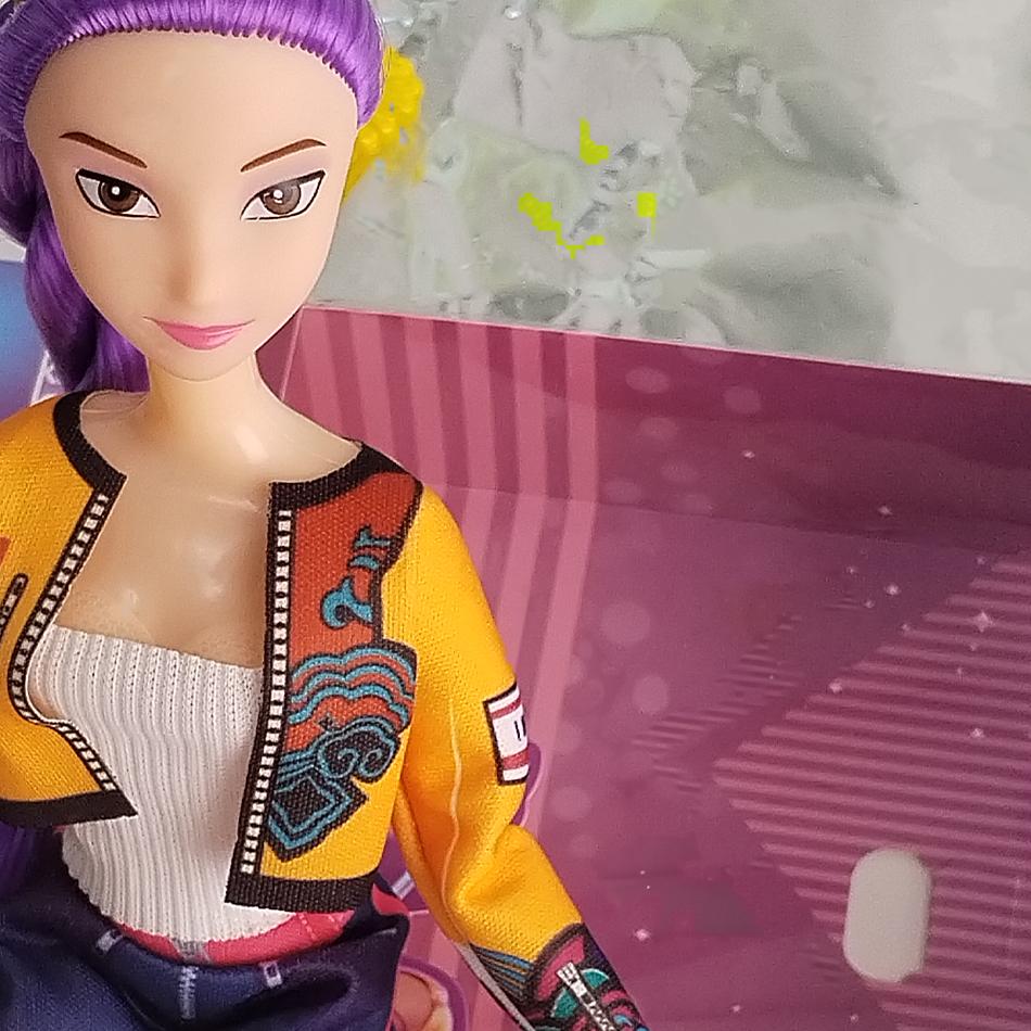 30cm K-Pop Demon Hunters Anime Kpop Girl Group Cartoon Rumi Zoey Mira Action Figures Vinyl Figurines Model Dolls Girls Xmas Gift