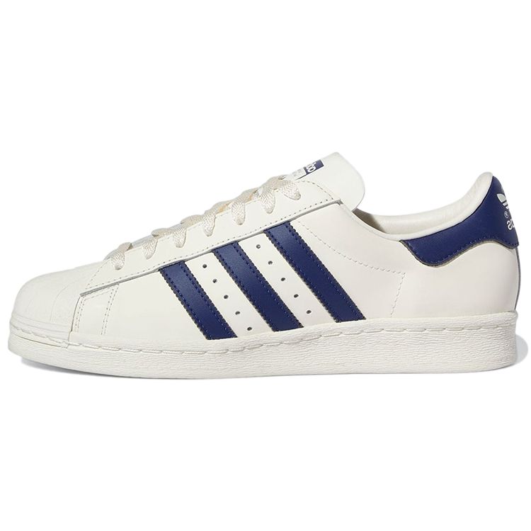 Adidas Superstar 82 White Dark Blue Unisex Sneakers Cloud-White Off-White GZ1537