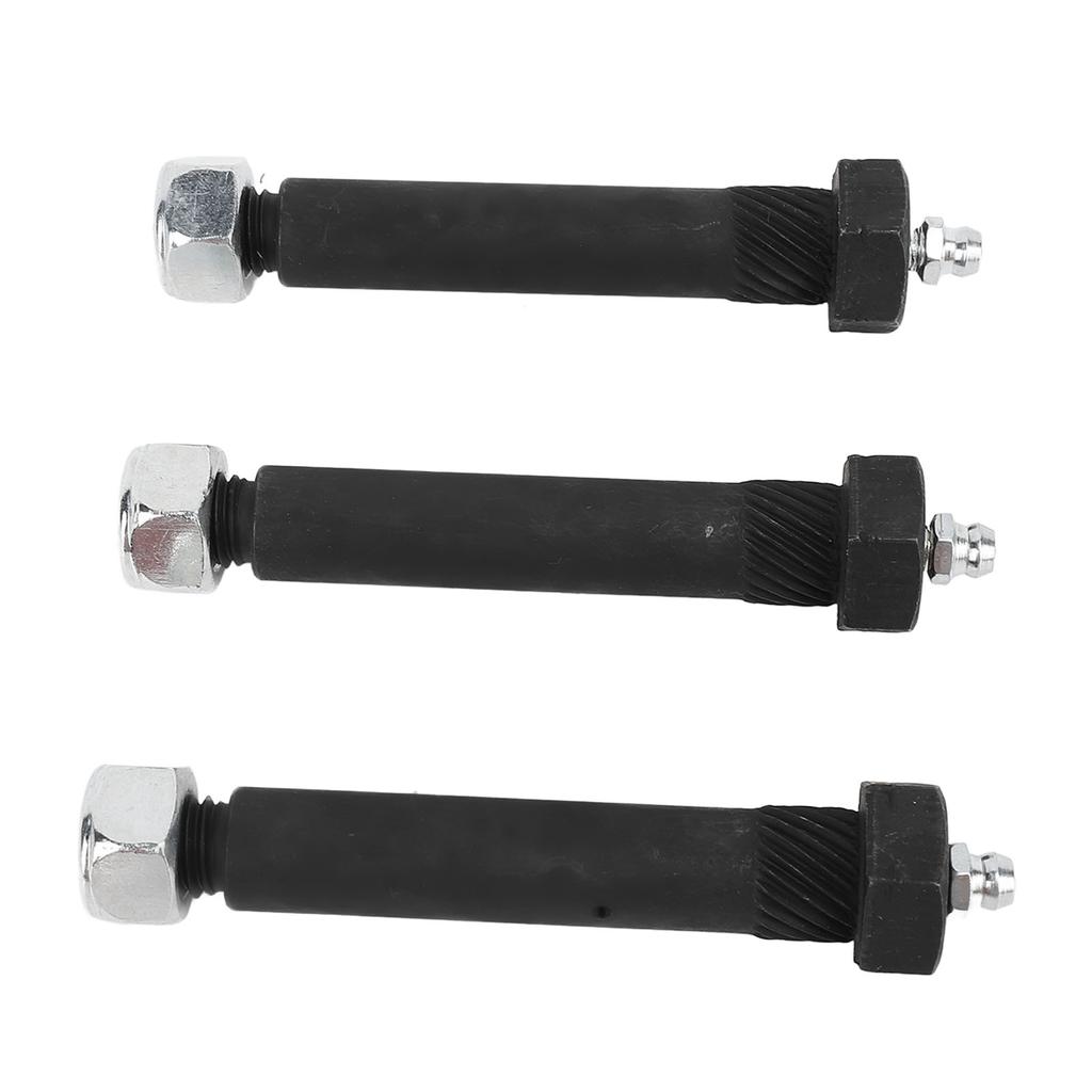 14Pcs Trailer Axle Spring Shackle Screw 9 16 X 3in M11 X 1.25 Thread Steel Greasable Spring Screw for 2000lb 3500lb