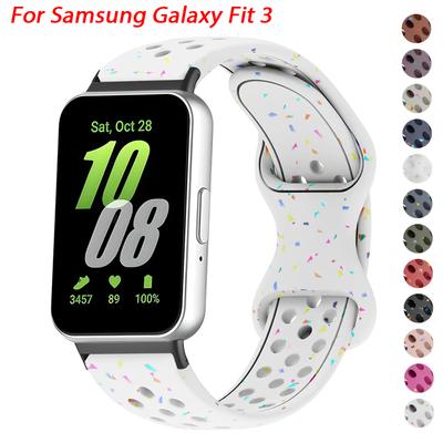 Новый силиконовый ремешок для часов Samsung Galaxy Fit 3, спортивный ремешок, сменный браслет, аксессуары для Samsung Galaxy Fit3
