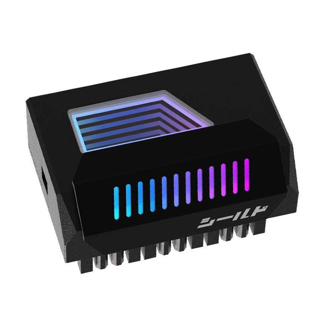 ATX 24Pin 180Degree Power Connector Adapter With ARGB Lighting For PC Motherboard 24Pin Female To Male Connector