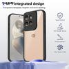 Прозрачный силиконовый чехол для Motorola Edge 60 Neo edge60 Neo, задняя панель из ПК, бампер из ТПУ, противоударный, прозрачный чехол для телефона