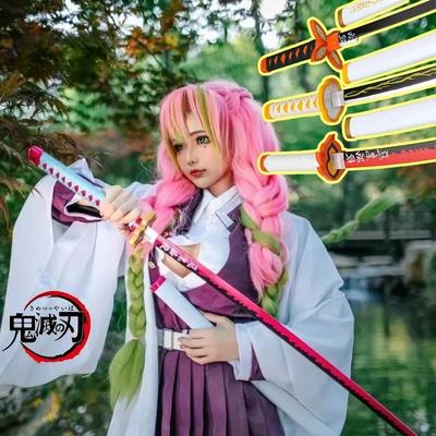 72/104 см Катана Клинок Демона Убийцы Kimetsu No Yaiba Аниме Косплей Реквизит Танджиро Мицури Реальный Размер Японская Катана Сабля Детская Игрушка