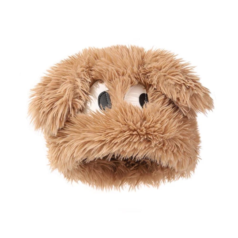 Cute Big Eyes Plush Warm Cap Fluffy Beanies Hat Korean Girl Ear Cover Hats Women