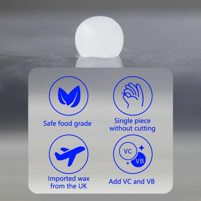 60 Капсул Зубной Воск Для Брекетов Защита От Скрежетания Пищевой Воск Для Зубных Протезов Индивидуальная Упаковка Превосходная Гигиена Для Брекет-Системы