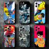 I-Invincible Аниме Мягкий Чехол для Телефона для iPhone 16 16E 17 Air 15 Pro Max 14 Plus 13 Mini 11 12 7 Черная Задняя Крышка