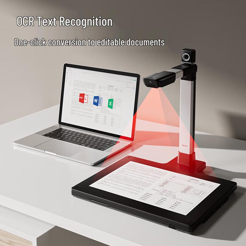 Deli 15171 A4 Document Camera with Dual HD Cameras CN plug (adapter included)