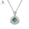 1.0 CT Moissanite Pendant For Women Simulated Diamond Necklace S925 Sterling Silver Jewelry Valentine's Day Gift