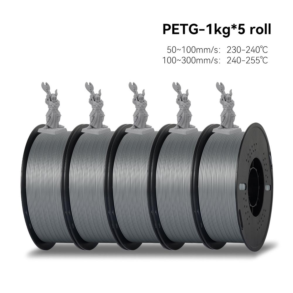 KEEPANG 5KG PETG 3D Printer Filament 1.75mm High Toughness Neatly Wound 3D Printing Material DIY Crafts Tools for 3D Printer