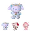 Lovely Kuromi My Melody Zodiac Cow Plush Toy Keychain Pendants Xmas Gift