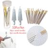 32Pcs Mix Size Embroidery Sewing Tool Stainless Steel Threader Sewing Needles Cross Stitch Needle