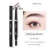 VEECCI Eyebrow Pencil Waterproof Long Lasting Fadeless Flat Head Double Head Automatic Rotate Famous Brand Authentic Official Authentic Products