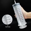 550/300/100ml Large Capacity Syringes Reusable Needle Barrel Oil Pump With Hose For Pet Feeding Measuring Pump Vacuum Syringe