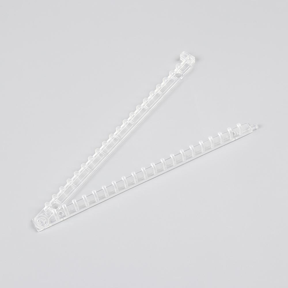 Clear Refillable Plastic File Folder Notebook Paging Separator Loose-leaf Cover Ring Binder Notepad