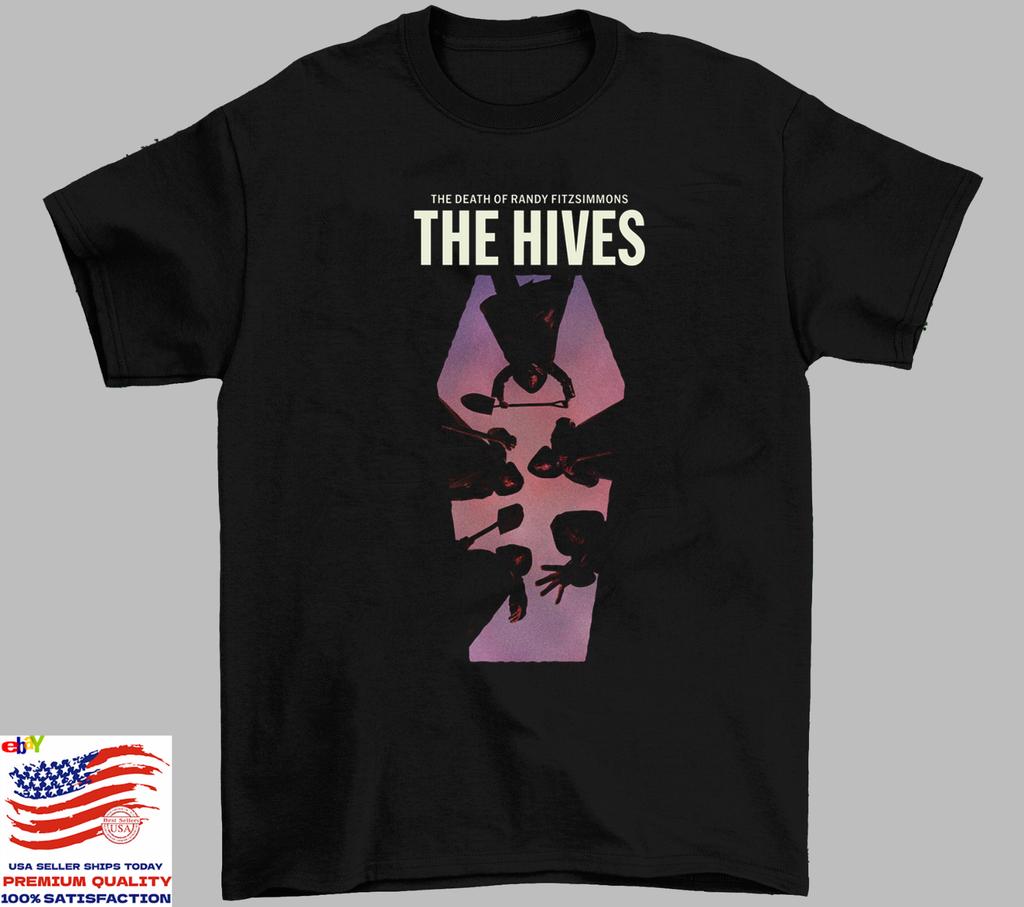 Группа The Hives Футболка Хлопковая The Death Of Randy Fitzsimmons Полный Размер S5XL Унисекс Футболка