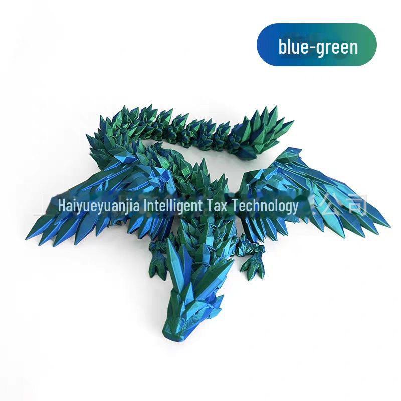 Украшения в виде дракона, напечатанные на 3D-принтере: Игрушки и подарки для детей в виде крыльев динозавра ручной работы