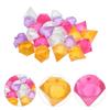 24 Pcs Silicone Ice Cubes Reusable Whiskey Rocks Cocktails Washable Water Freezer Accessories