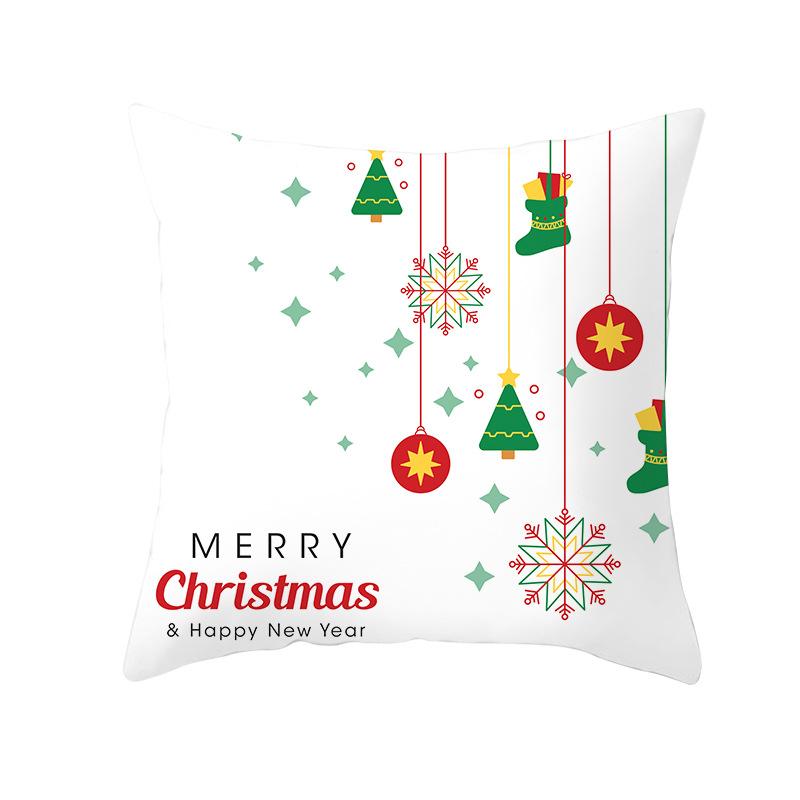 Fresh Green Christmas Pillow Cover Home Ornament Pillow Sleeping Pillow Cushion Cover Premium Durable Quality Useful