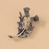 Vintage Creative Thistle Brooch Pin Corsage Clothing Accessories