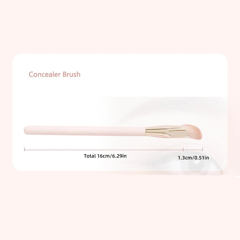1Pc Cream Angled Foundation Makeup Brushes Liquid Detail Concealer Make Up Brushes Rhombus Cover Up Face Essential Cosmetic Tool