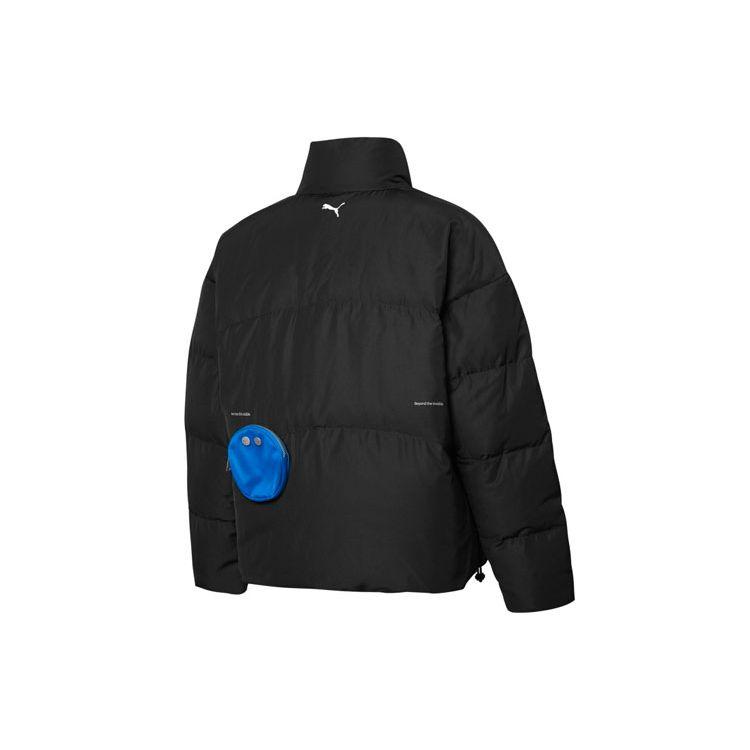 Puma Пуховик Roaringwild X со светоотражающим логотипом и воротником-стойкой Мужская верхняя одежда Черный 532587-01