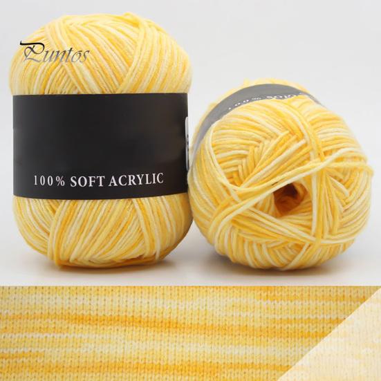 Шерстяная пряжа тройных брендов, мягкая молочно-хлопковая однотонная вязальная пряжа для свитера