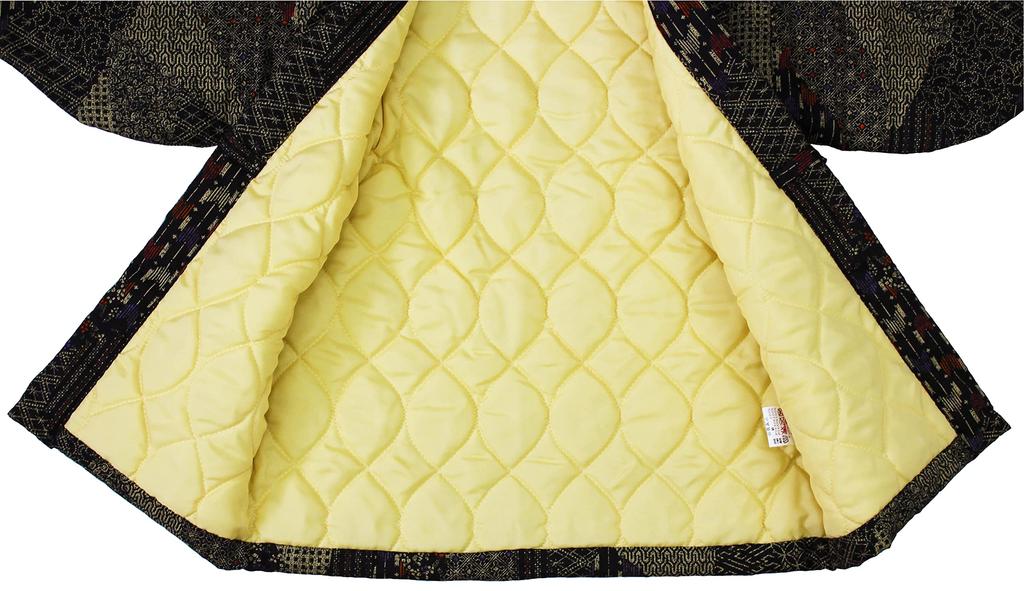 Chanchanko Hanten Hanten, старый стиль ткани, смена черного цвета, размер спинки, сделано в Японии [Warudo] Детский Hakaten, для мальчиков, выкройка, материал, одеяло, 90 см,