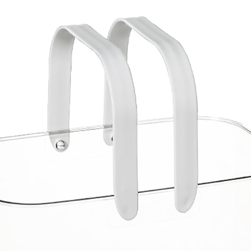 Прозрачная корзина для рук Удобная ручка Вентиляционные отверстия Легкий доступ Универсальная корзина для хранения фруктов