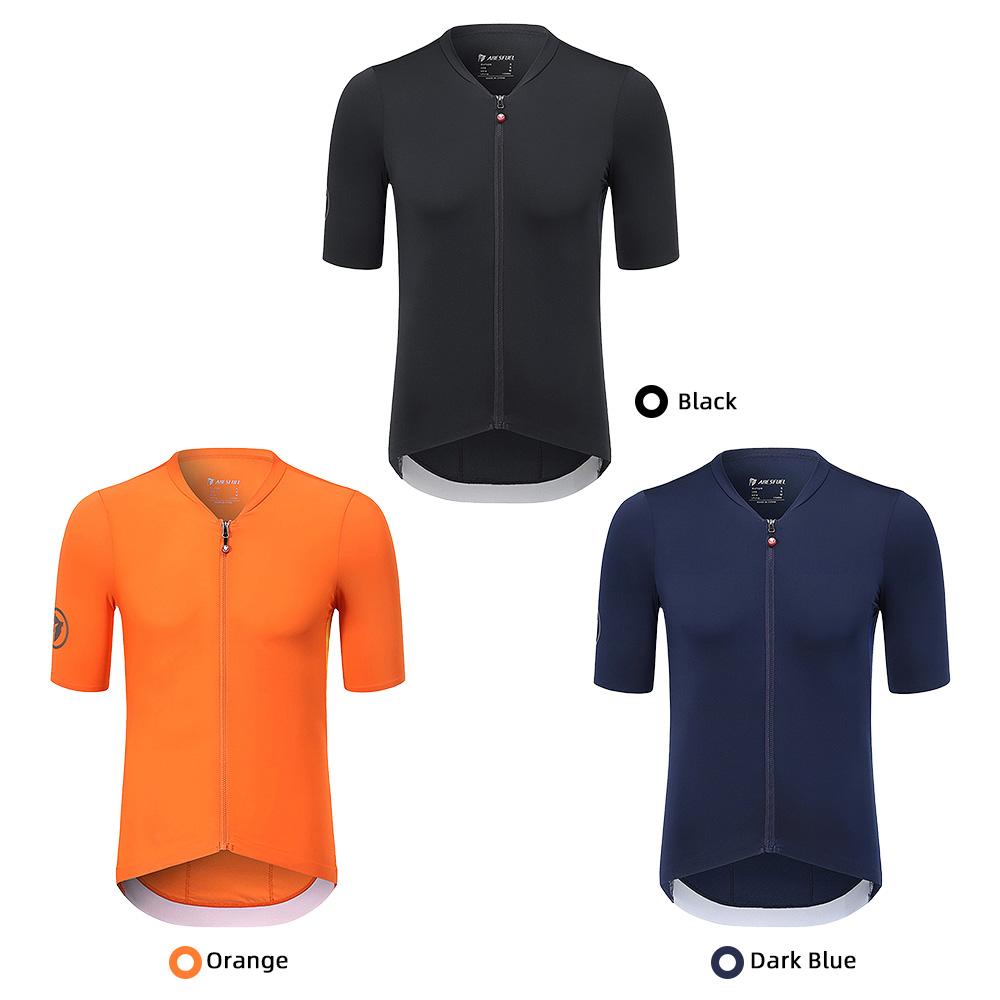 Мужской велосипедный трикотаж Дорожный велосипедный трикотаж Дышащая быстросохнущая велосипедная одежда Светоотражающая эластичная ткань