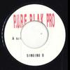 7-дюймовая пластинка SINGING B - Stop none Pure Blak Pro Ямайка Регги, Ска и Даб