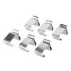 50Pcs Metal Christmas Lights Gutter Hooks Stainless Steel Christmas Lights Gutter Hangers S 20x14mm
