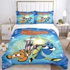 Nemo Adventure Print 3Pcs Bedding Setduvet Cover With 2 Bedropillowcase Home Birthday Gift