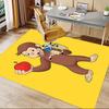 1PC monkey apple Extra Large Non-Slip Floor carpet, Office, family, bedroom, Studio - Large Area Rug Indoor Rugs, Vibrant Colors-W243