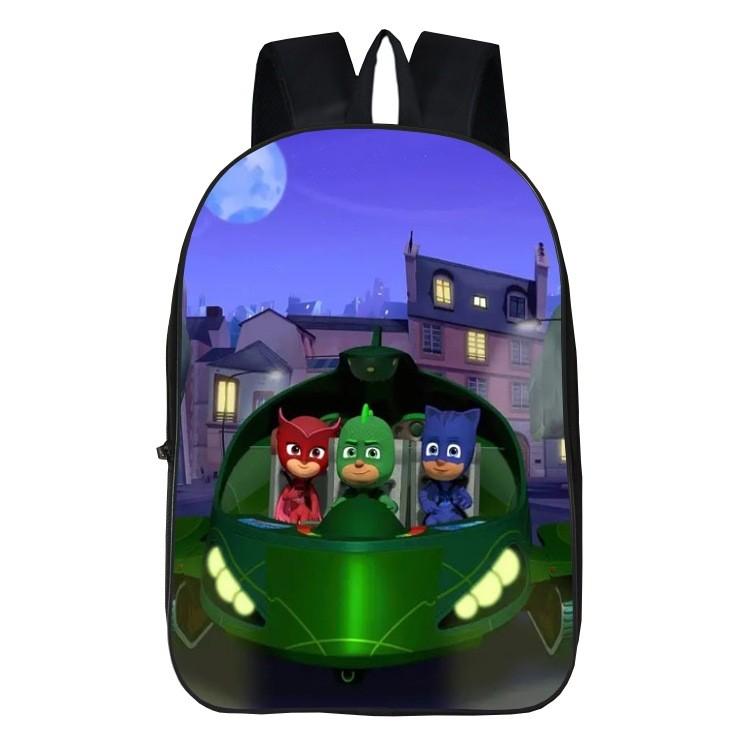 Прочный рюкзак PJ Masks для детей с ярким 3D-дизайном персонажей и регулируемыми мягкими лямками