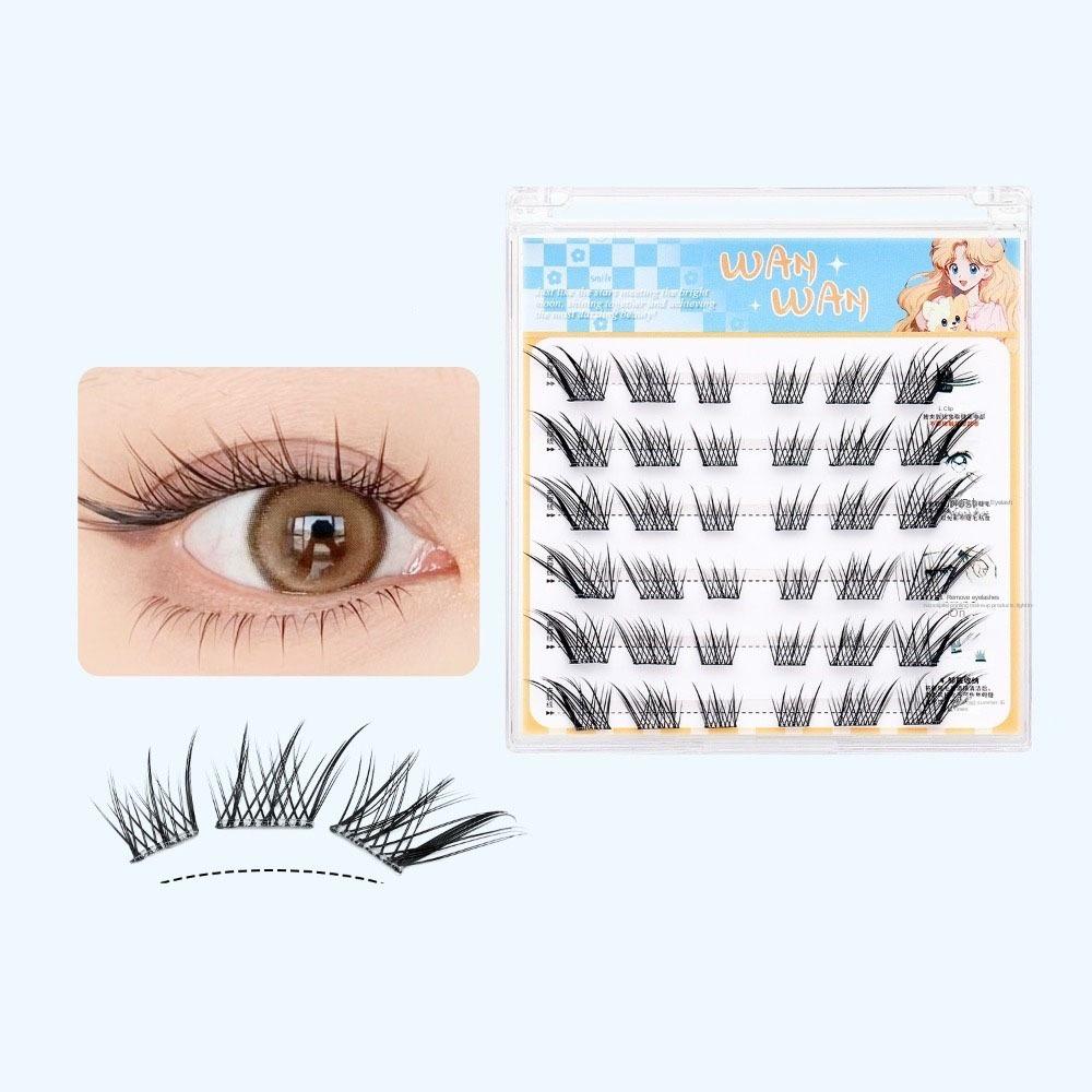 Sweet Adhesive False Eyelashes Makeup False Eyelash Clusters Grafting Lashes