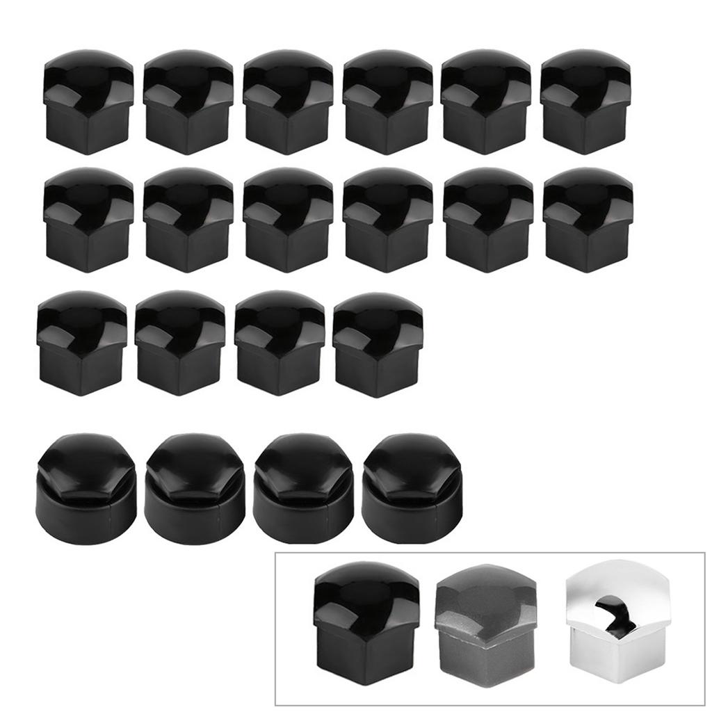 20pcs Car Cover Protective  17mm Nut Car Wheel Auto Hub Screw  Antitheft Cover Cap Wheel Screw
