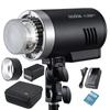 Авторизованная вспышка Godox AD300Pro Strobe TTL 300 Вт HSS 5600K Время перезарядки 320 раз Полная мощность Карманный фонарь [Godox Agent] 2.4G 1/8000 с 0,01-1,5 с [Товар]