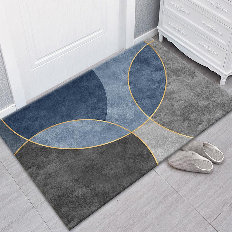 Ковер Современный и минималистский коврик для двери в гостиную и ванную комнату, коврик для входа