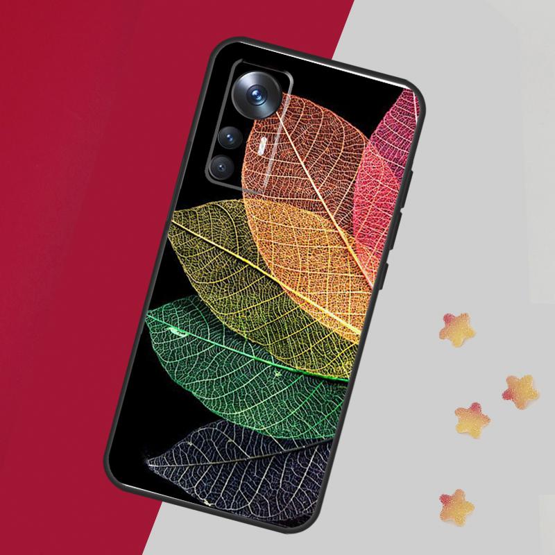 Colorful Leaves Case For Xiaomi 13T Pro 12T 11T 12 14 13 Lite 12X POCO F5 X3 X5 Pro X4 F4 M5 M5s F3 Cover