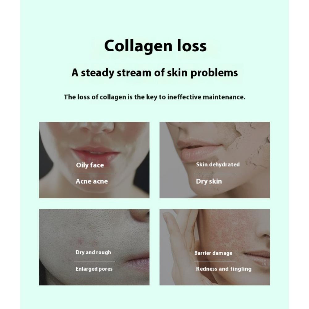 Маска с гиалуроновой кислотой и коллагеновыми кристаллами, успокаивающая и осветляющая, увлажняющая маска для кожи человека против морщин