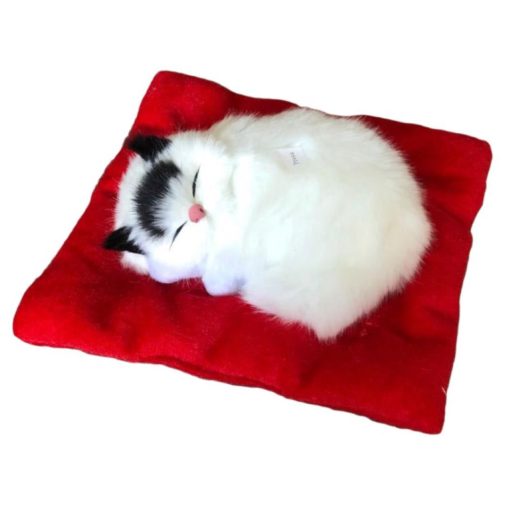 Счастливая игра, реалистичный звук, мяуканье, спящий кот, ребенок в гнезде с активированным углем