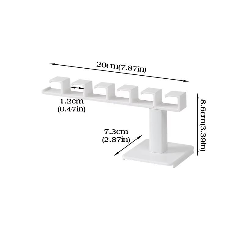 Household Bedroom Multifunctional Wall-mounted Punching-free L Shaped Storage Rack Wardrobe Buckle Hanger Hat Hook Rack New