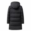 Winter Jackets for MenThickened Fashion Warm Hooded Middle-length Knee-length Fashionable Middle-aged Comfortable Versatile Plus Size Cotton Jacket