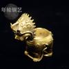 Brass Foo Dog Incense Burner Desktop Decor Handmade Ethnic Style Copper Aroma Diffuser Office Home