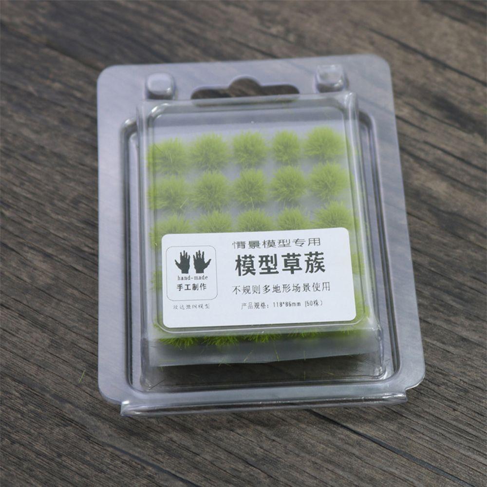 Scene Micro Landscape Artificial Grass Tufts Plant Cluster Miniature Grass Bushes Simulation Model
