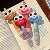 Cartoon Gel Pen Big Mouth Ballpoint Pens 0.5mm Comfort Grip Gel Pens Portable Practical Stationery Supplies for School Work