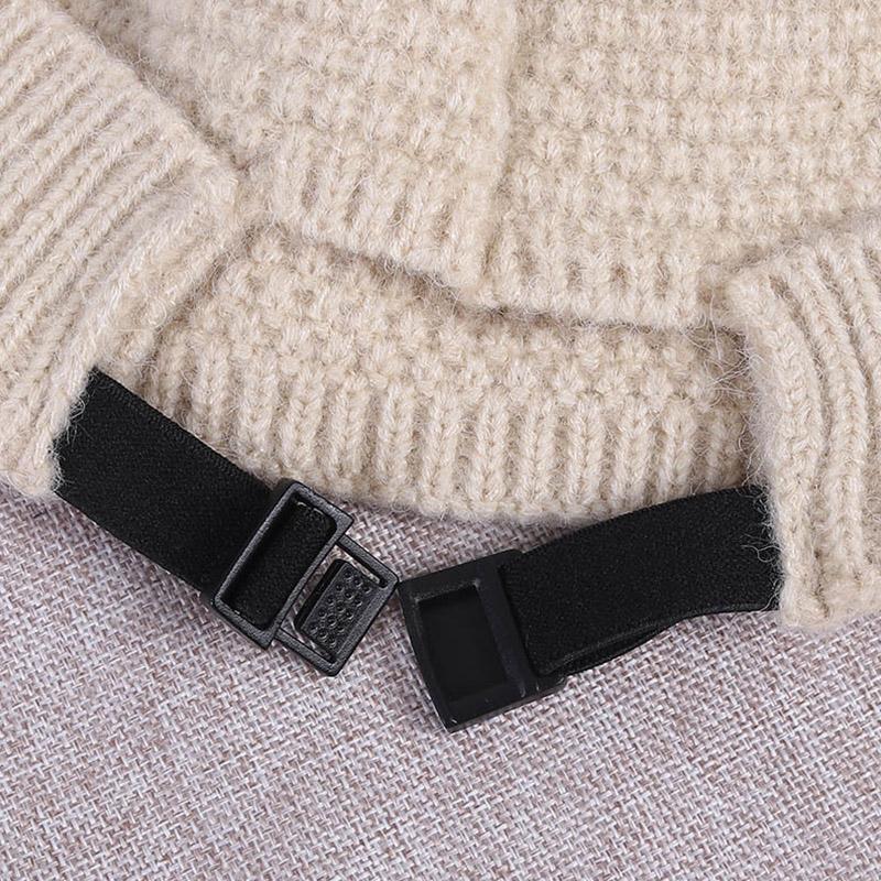 1 шт. теплая шапка-бини, зимняя бейсбольная кепка в стиле хип-хоп из акрилового волокна, мужская вязаная шапка, осенняя уличная свернутая шапка-капюшон, мягкая