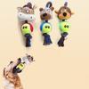 Popular Cat and Dog Toys Corduroy Tennis Cotton Rope Dog Gnashing Teeth Pet Supplies Dog Interaction Cartoon Dogs Toy Playing