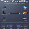 Кабель, совместимый с HDMI на VGA, штекерный, 1080P 60 Гц, HD-совместимый, адаптер VGA, цифровой к аналоговому для компьютера, ноутбука, 1,8 м